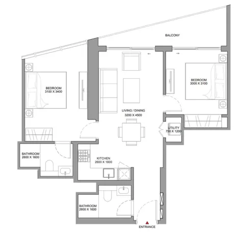 2 Bedroom
